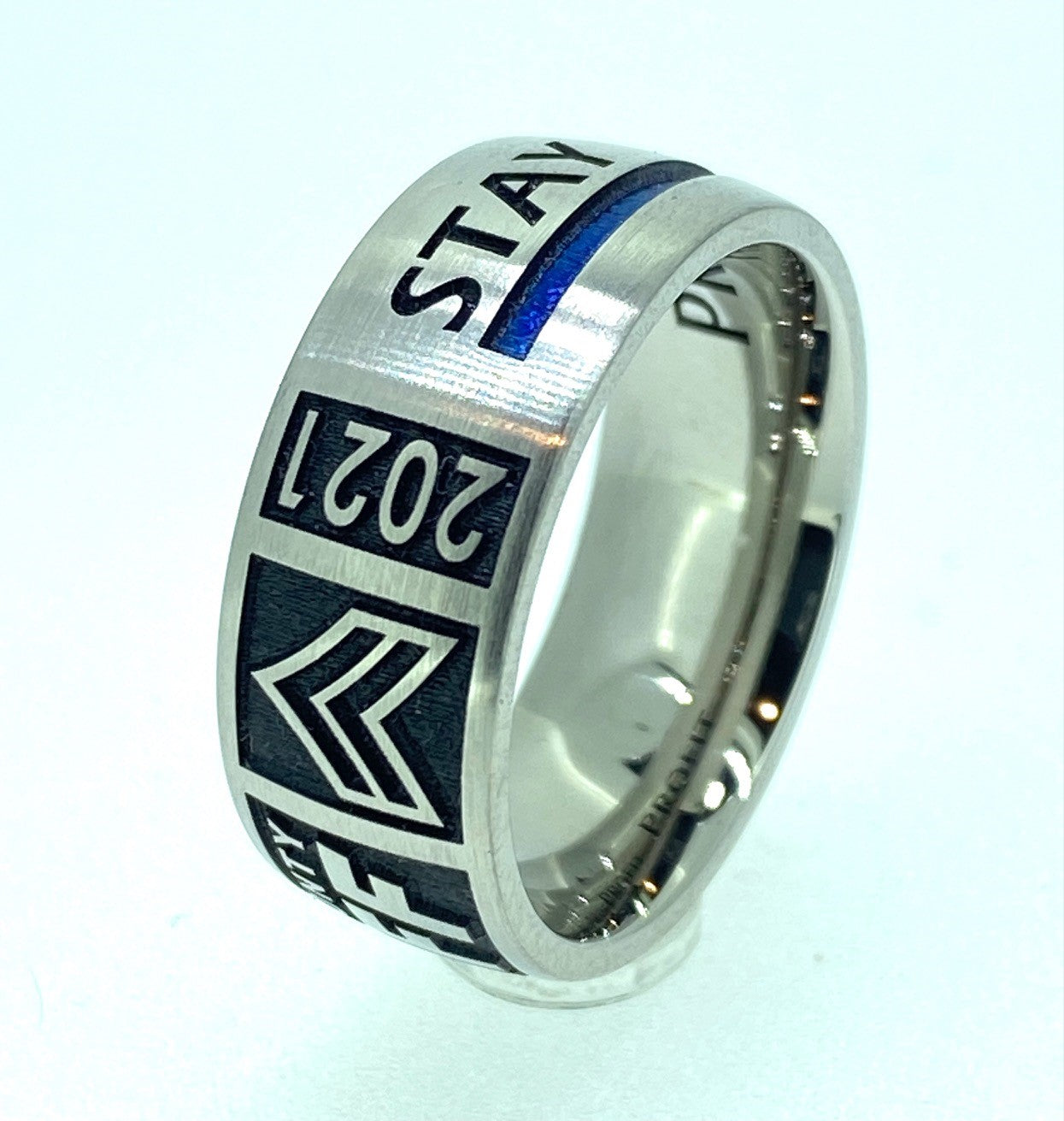 Custom Solitaire Engraved Ring - Hyo Silver